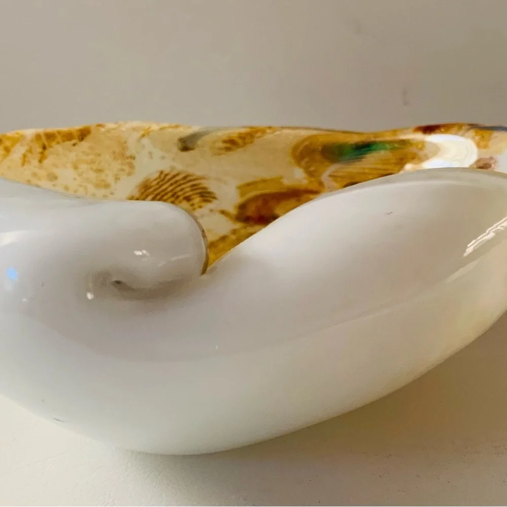 murano ashtrays vintage italian art glass